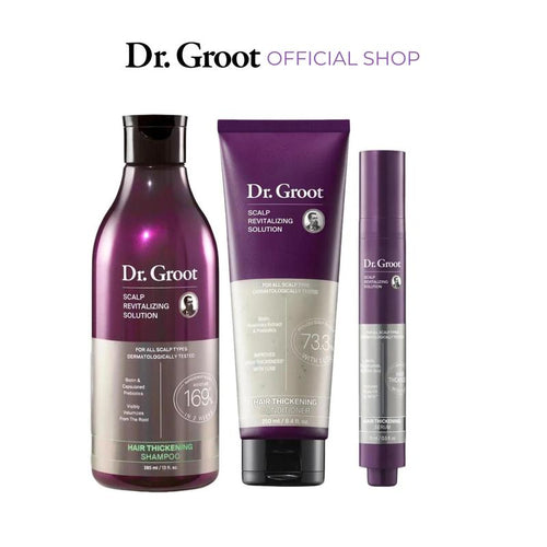 Hair Thickening Trio – Shampoo, Conditioner & Scalp Serum