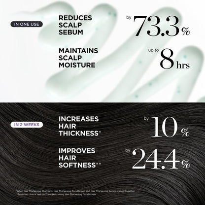 Hair Thickening Trio – Shampoo, Conditioner & Scalp Serum