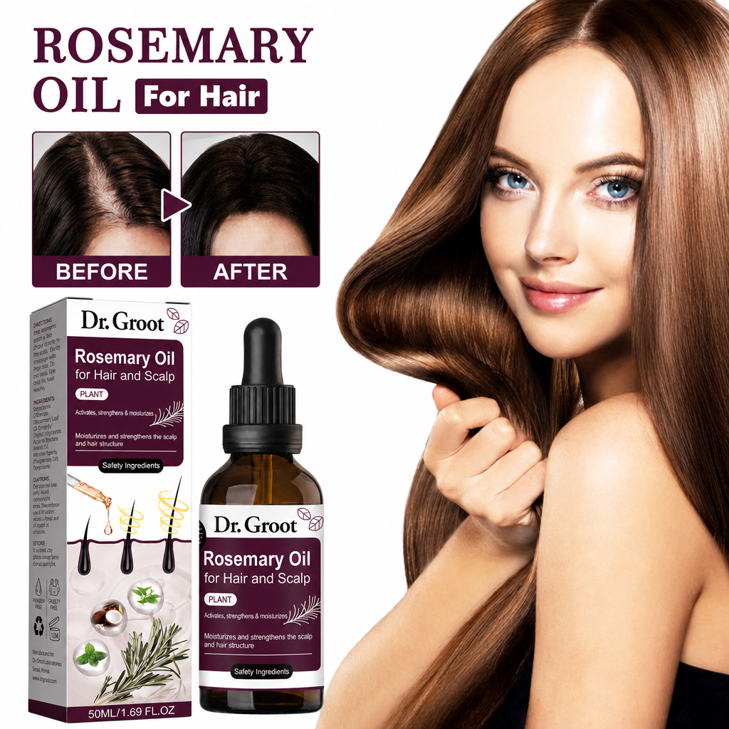 Rosemary Mint Scalp & Hair Strengthening Oil